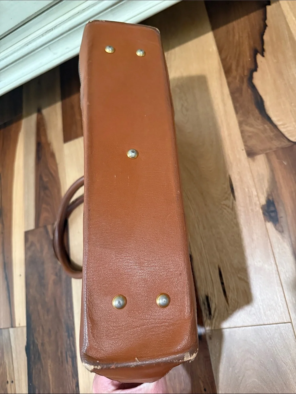 Louis Vuitton Brown Monogram Canvas Carryall with Tan Leather Trim